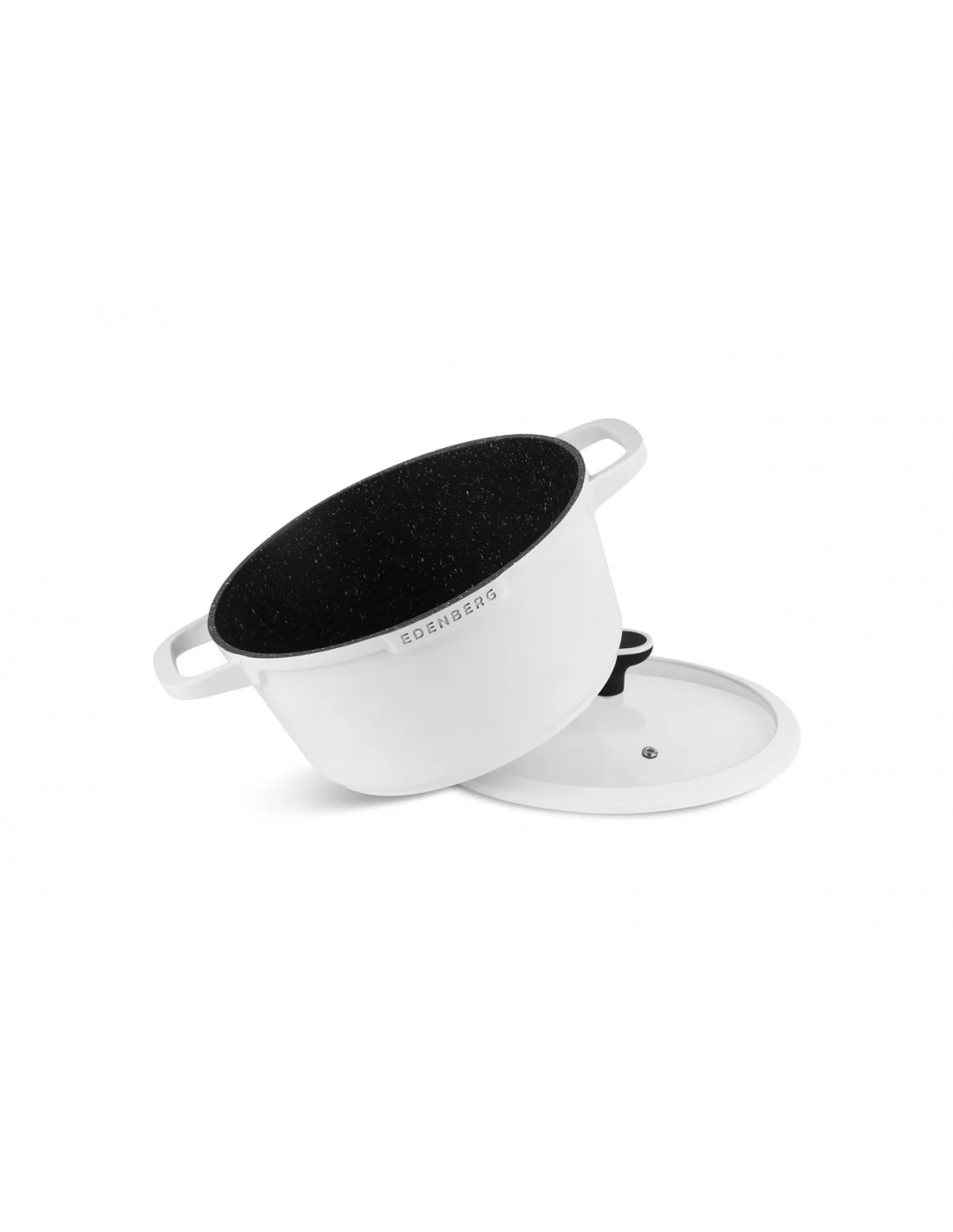 Edenberg 12-Piece Luxury Cookware Set – Marble Coated Forged Aluminum Pots & Pans - Image 4