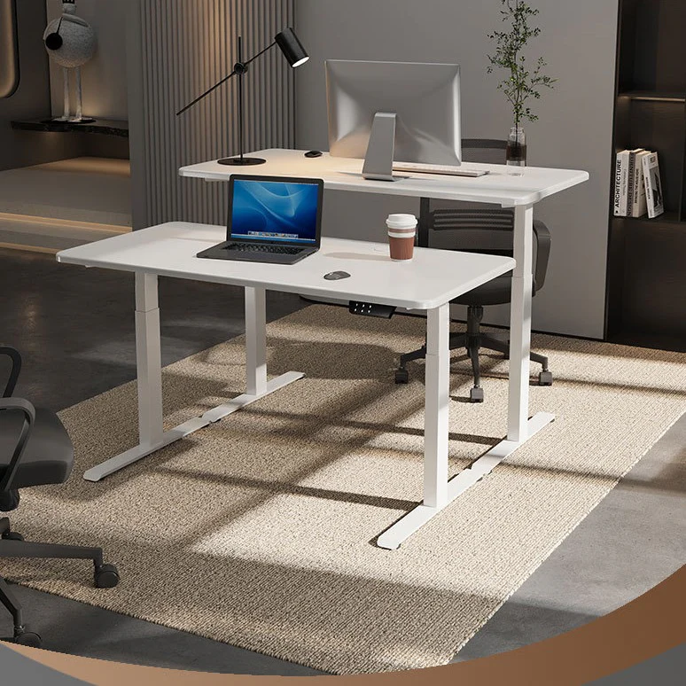 Electric Height Adjustable Desk Ergonomic Sit-Stand Work from Home Table with Memory Preset Controller – Sturdy Aluminum Frame, Scratch-Resistant Top | Office & Gaming Desk 1.4m - Image 2