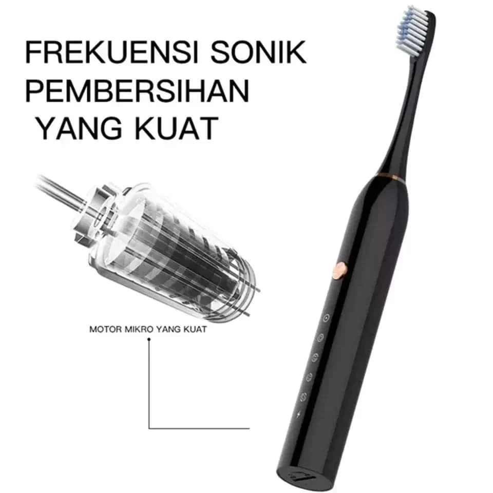 Electric toothbrush with 3replacement heads - Image 2