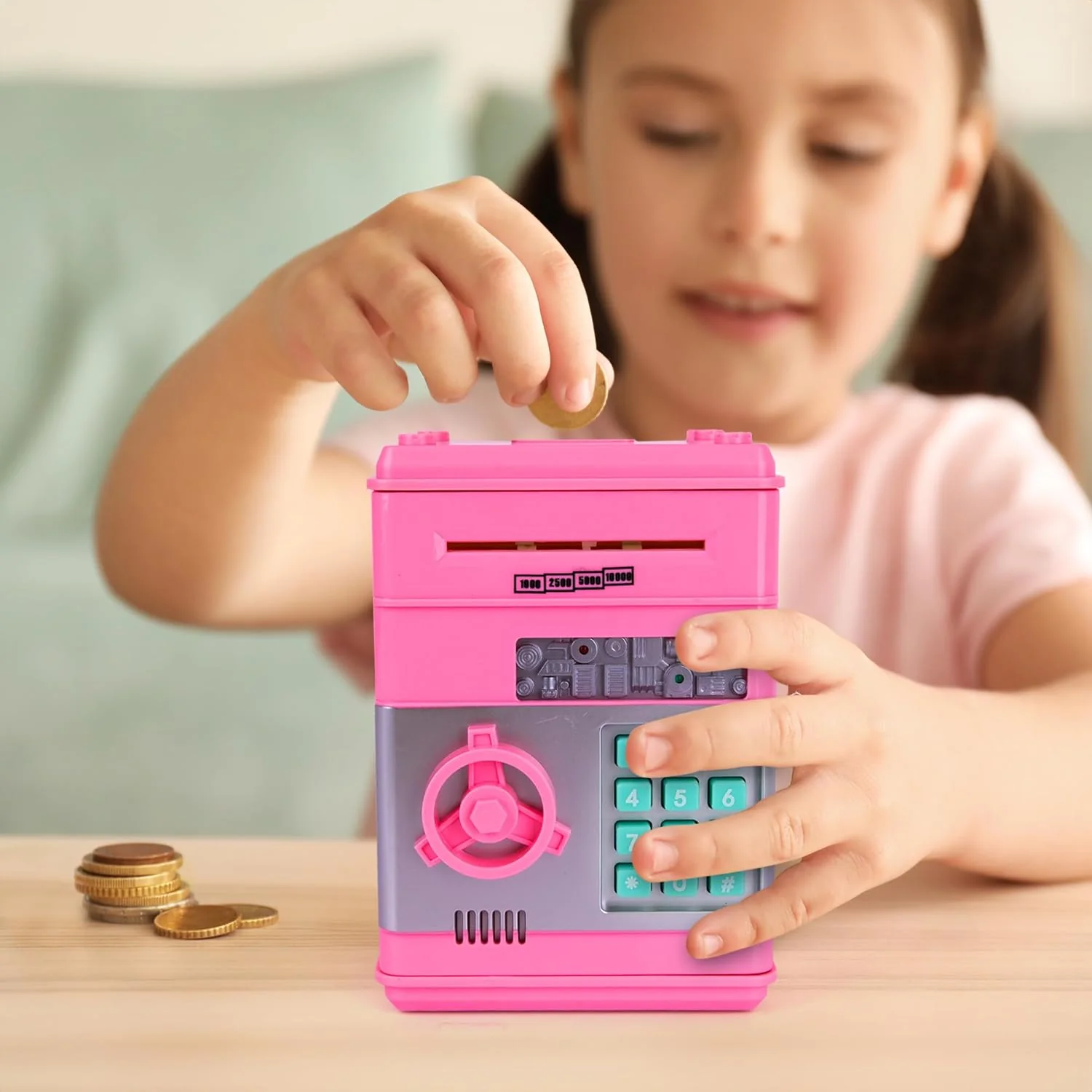 Electronic kids saving piggy bank. - Image 3