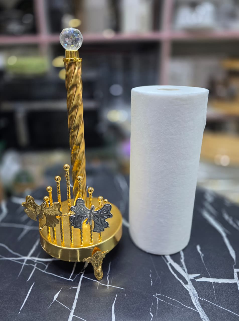 Elegant Luxury Kitchen Paper Roll Holder - Image 3