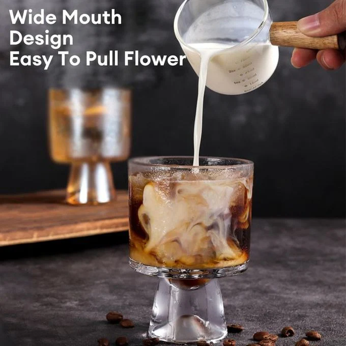 Elegant Mountain Bottom Crystal Whiskey Ice cream Glass – 340ml Premium Drinkware - Image 2