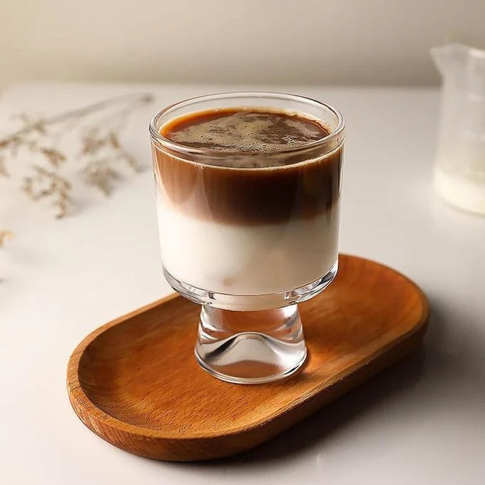 Elegant Mountain Bottom Crystal Whiskey Ice cream Glass – 340ml Premium Drinkware - Image 4
