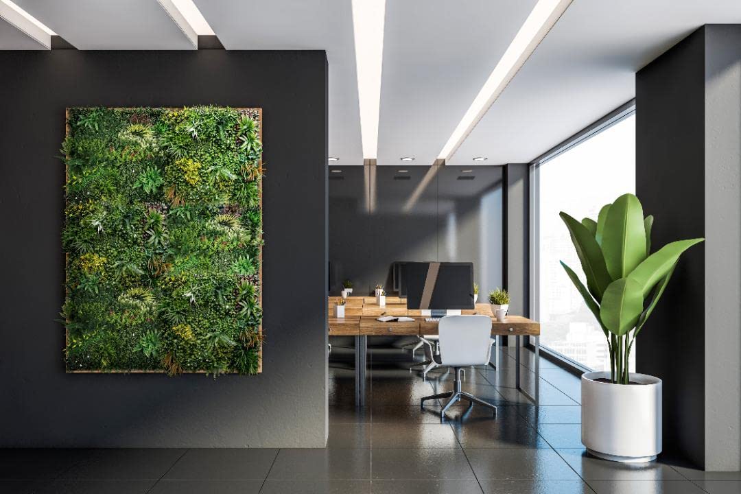 Artificial Boxwood 100% UV Outdoor Creeper Vertical Garden Green Panels Fence Leaves Home Décor Tiles (100 cm x 100 cm) - Image 6
