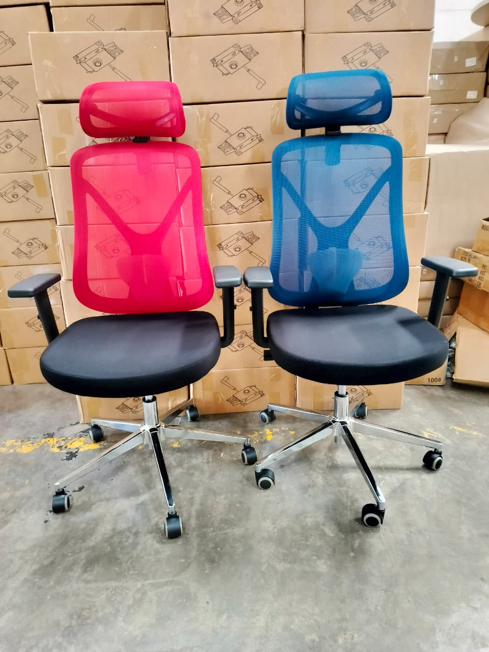 Ergonomic Mesh Executive Office Chair  Adjustable Swivel Desk Chair - Image 2