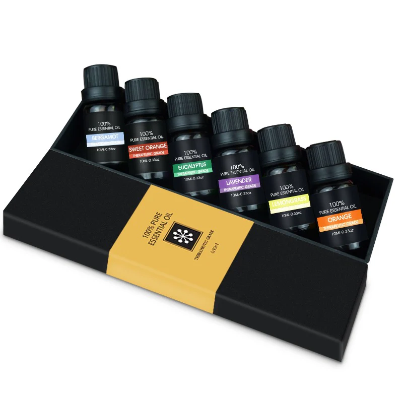 Essential Oils 100% Pure Therapeutic Essential Oils kit 6pcs Set - Image 2