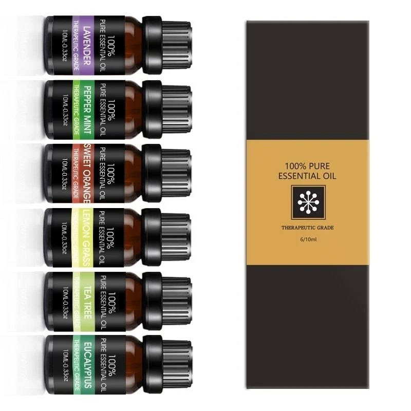 Essential Oils 100% Pure Therapeutic Essential Oils kit 6pcs Set - Image 3