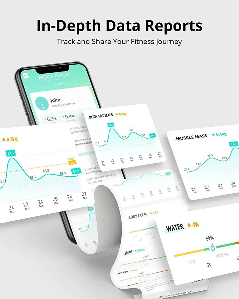 Eufy Smart Scale P2 Pro – Full Body Composition Analysis, 3D Model, Unlimited Users & Nutrition Tracking - Image 4