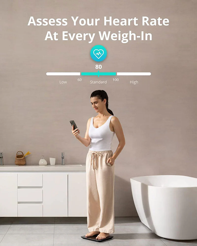 Eufy Smart Scale P2 Pro – Full Body Composition Analysis, 3D Model, Unlimited Users & Nutrition Tracking - Image 6