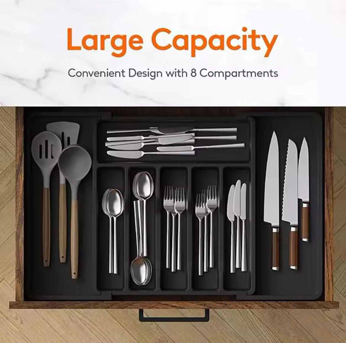Expandable Cutlery Drawer organizer - Image 2