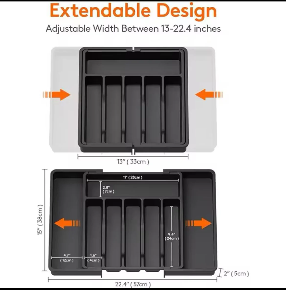 Expandable Cutlery Drawer organizer - Image 5