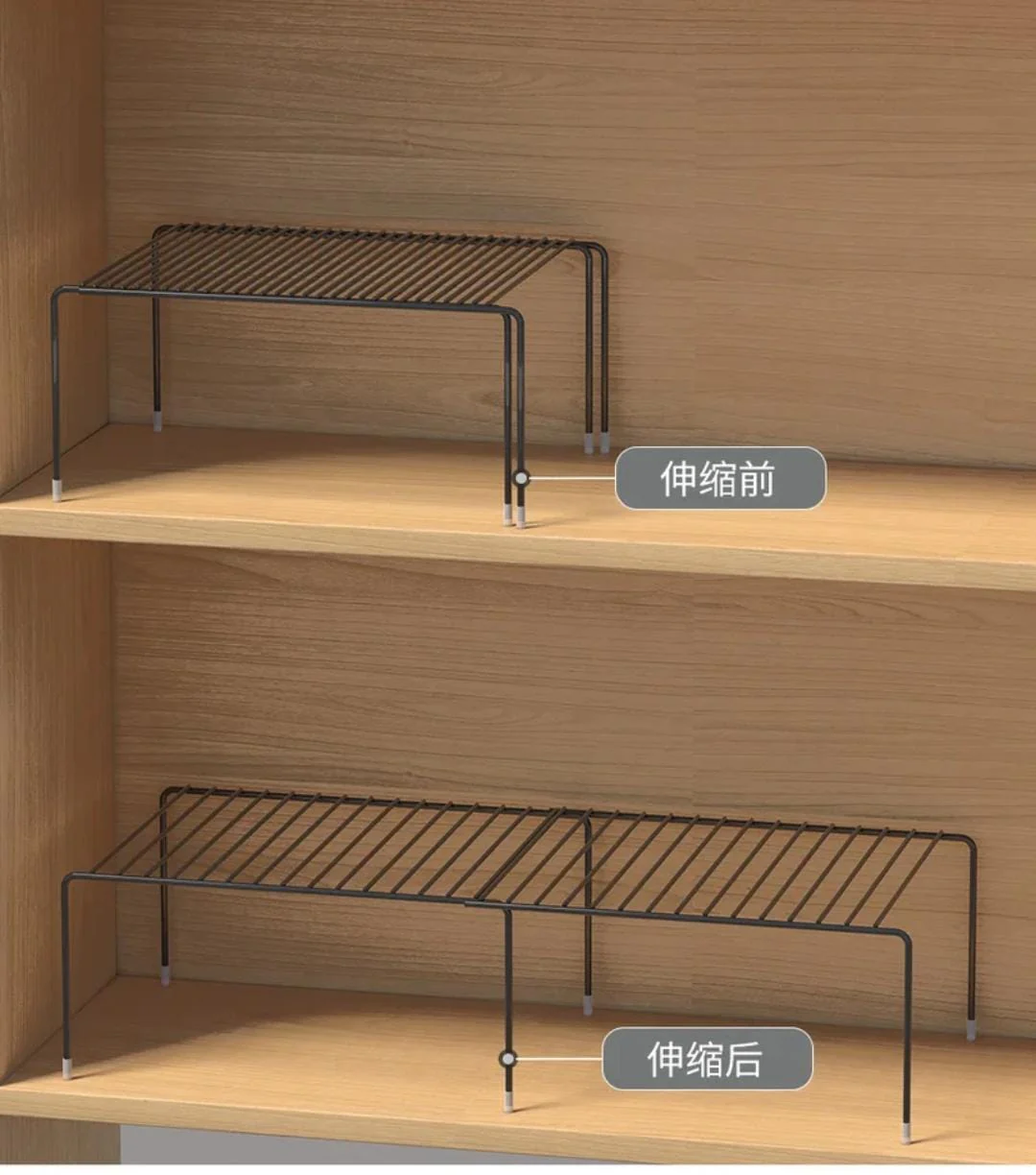Expandable metallic shelf raiser - Image 4