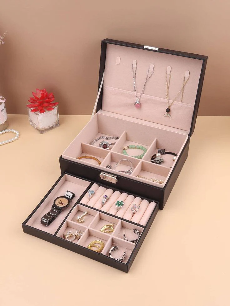 Exquisite Large Capacity Travel Jewelry Bag / Jewelry Organizer - Image 2
