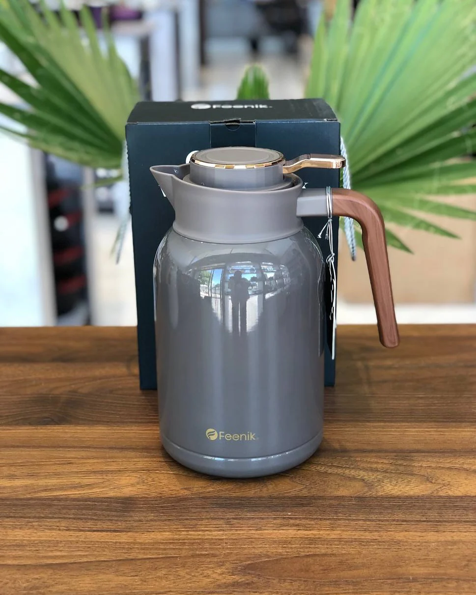 Feenik 2L Vacuum Flask | Unbreakable Insulated Flask, Keeps Hot 24 Hours - Image 3
