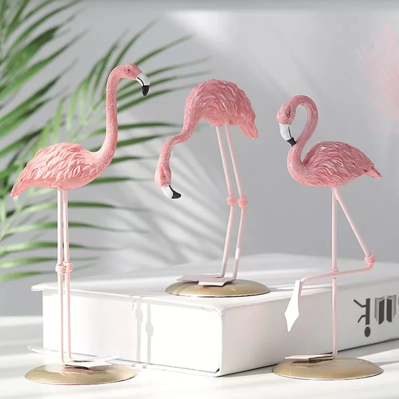 Flamingo Ornament 3pc set - Image 2