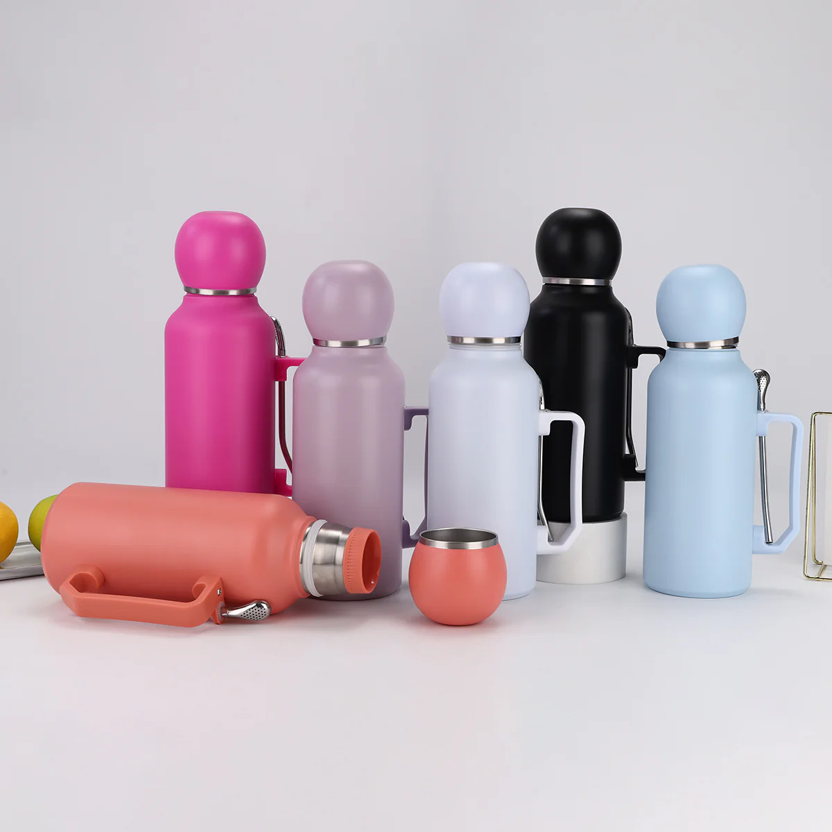 Flask With Cup & Spoon - Image 2