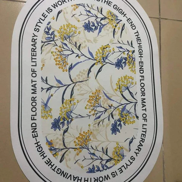 Floral Absorbent Bathroom Mats - Image 10
