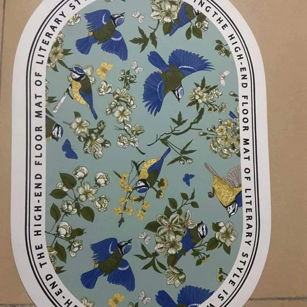 Floral Absorbent Bathroom Mats - Image 6