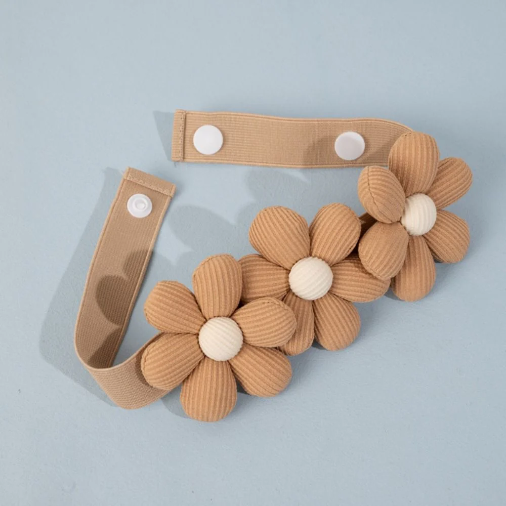 Flower Drapes Curtain Tiebacks Handwoven Fabric - Image 7