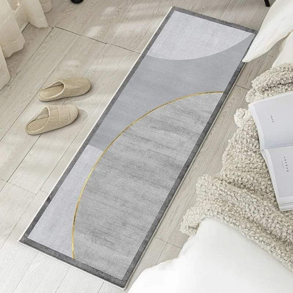 Fluffy Rectangular Bedside Rugs - Image 4