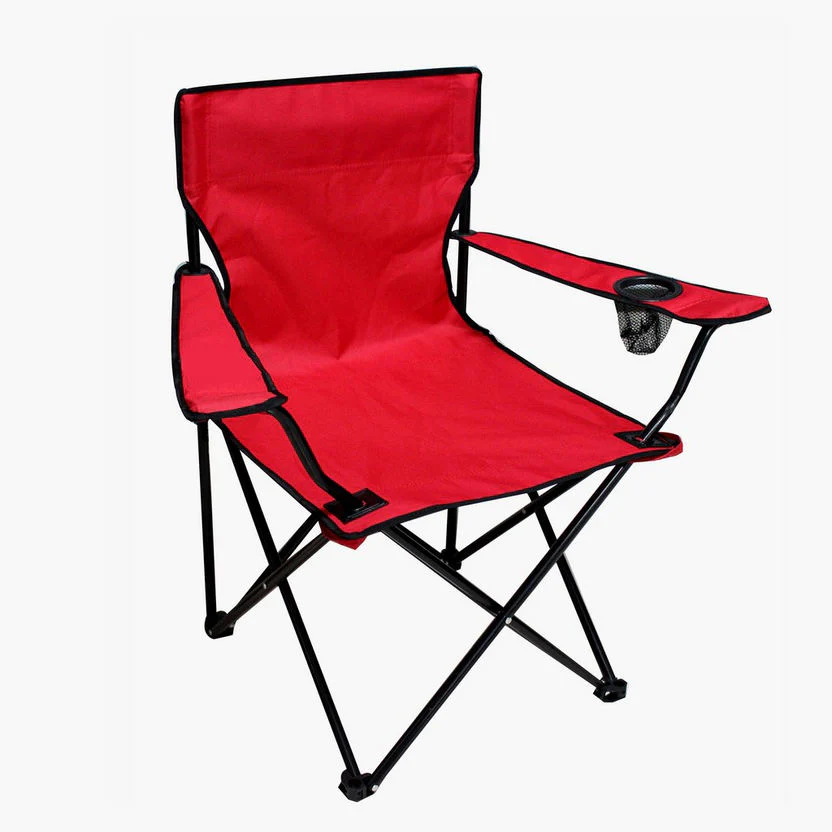 Foldable camping chair with cup holder pouch - Image 5