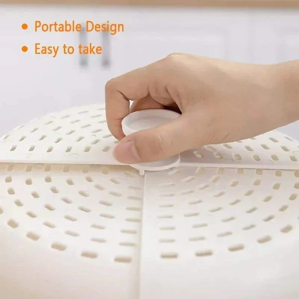 Foldable Plastic food cover with vents - Image 3