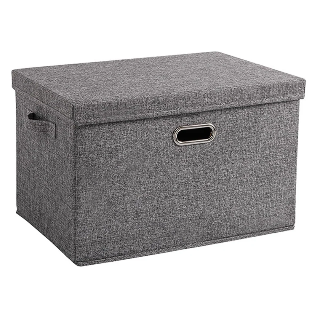 Foldable Storage Case, Foldable, Storage Box, With Lid, Clothes Storage Box, Toy Organizer, Large Capacity, With Lid, Metal Handle, Clothes Storage Box, Documents Organizer, Clothes Case, Toy Multi-functional - Image 3