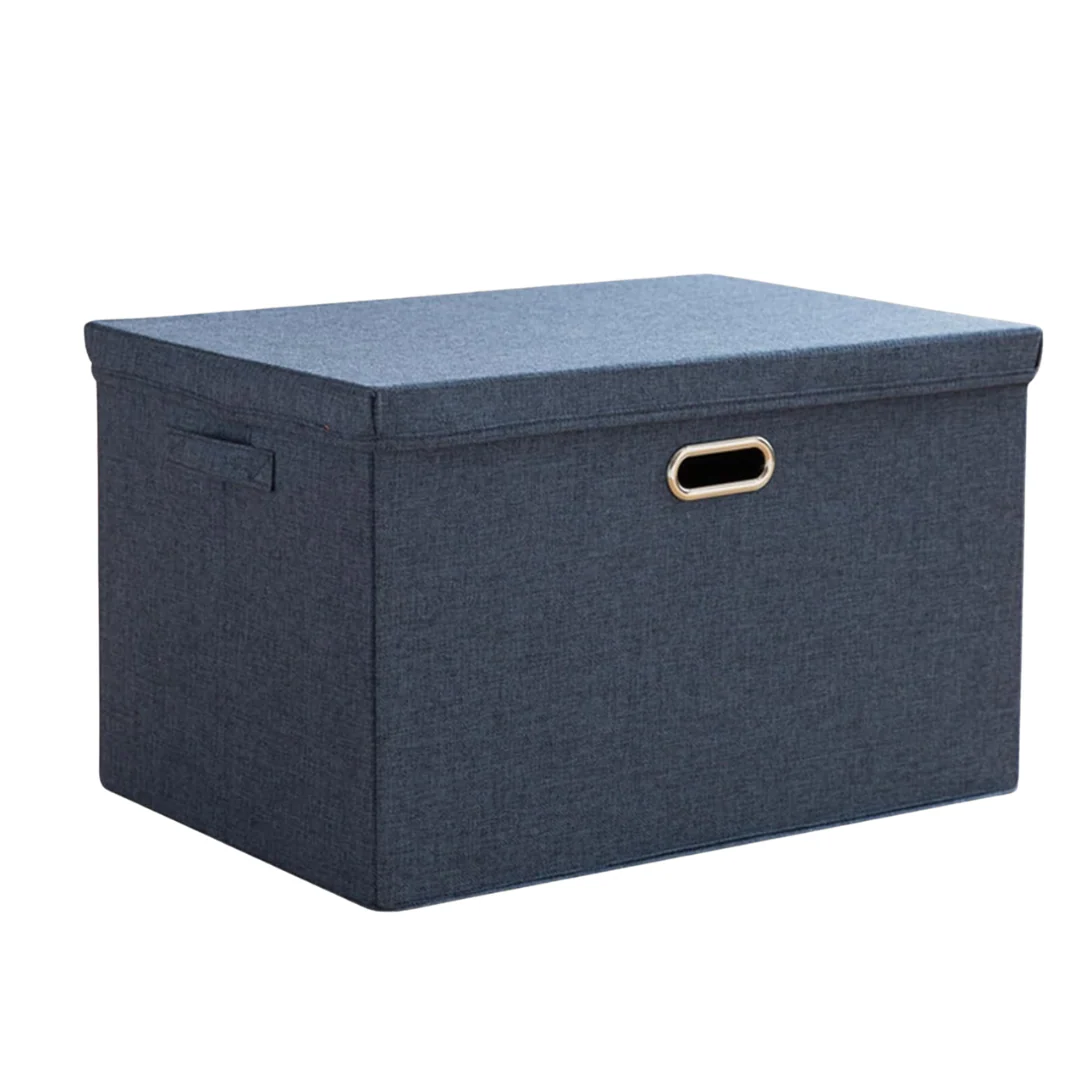Foldable Storage Case, Foldable, Storage Box, With Lid, Clothes Storage Box, Toy Organizer, Large Capacity, With Lid, Metal Handle, Clothes Storage Box, Documents Organizer, Clothes Case, Toy Multi-functional - Image 4