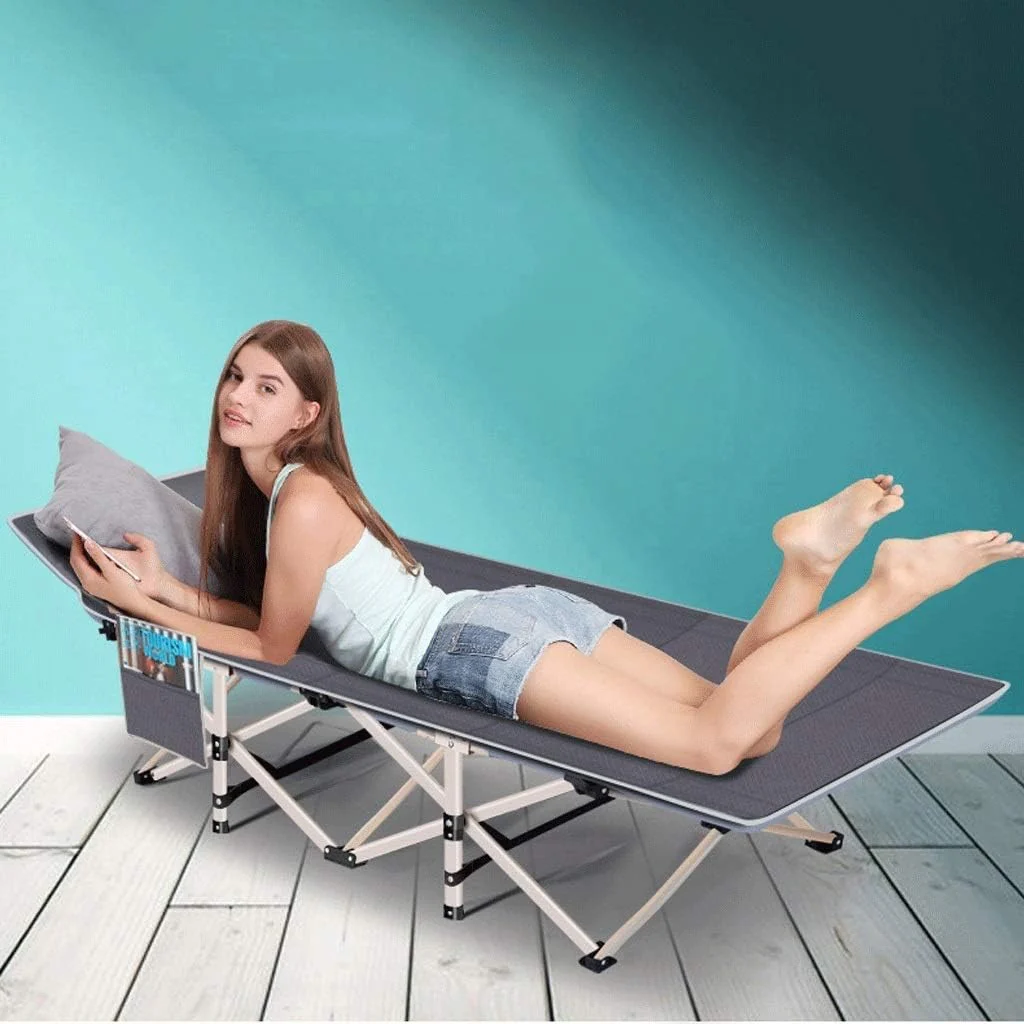 Folding Camping Bed Lounge Chair - Image 6