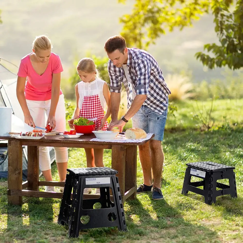 Folding Step Stool Foldable for Adults and Kids Heavy Duty Stepping Stool with Handle - Image 11