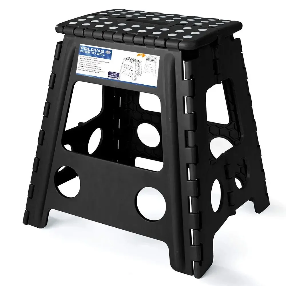 Folding Step Stool Foldable for Adults and Kids Heavy Duty Stepping Stool with Handle - Image 7