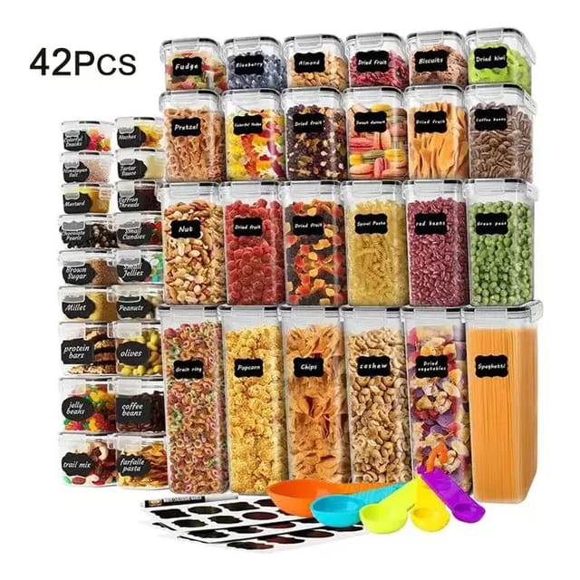 Food Pantry storage Pantry containers Sets - Image 12
