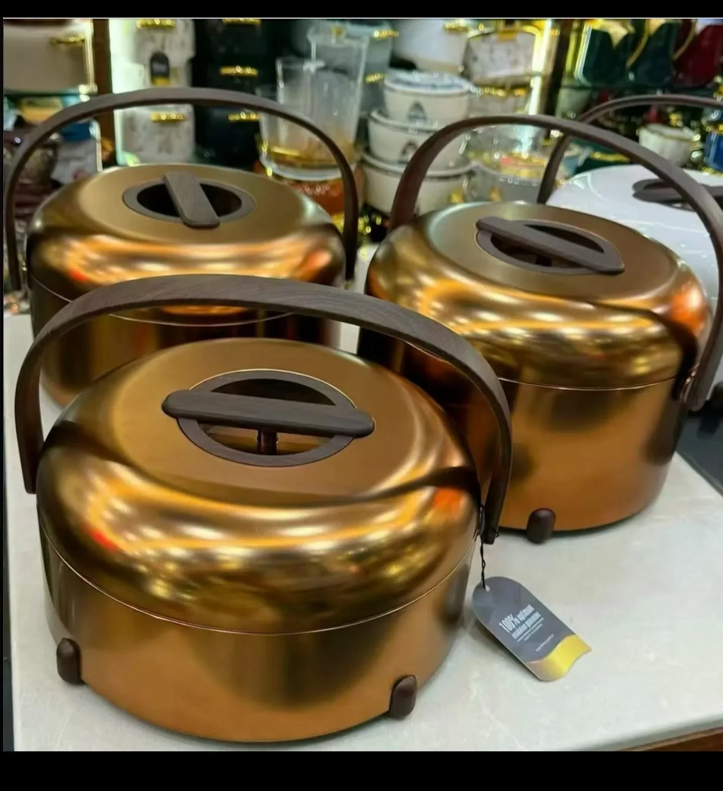 Forever Gold Insulated Food Warmer Casserole Hotpot Set 3L, 4L, 5L - Image 3
