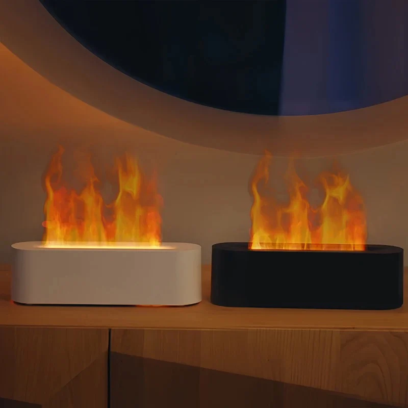 Fireplace Flame Diffuser, Aromatherapy Essential Oil Diffuser, 150ml Cool Mist Ultrasonic Humidifier - Image 4