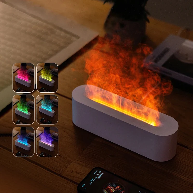 Fireplace Flame Diffuser, Aromatherapy Essential Oil Diffuser, 150ml Cool Mist Ultrasonic Humidifier - Image 6