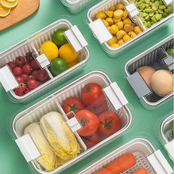 Fresh food Vegetable Containers with vents 3 pcs - Image 6