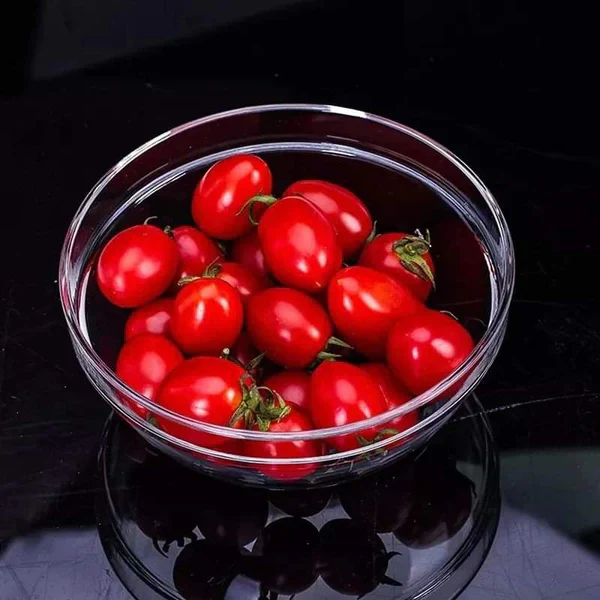 Fully Tempered Stackable Round Glass Bowl - Image 2