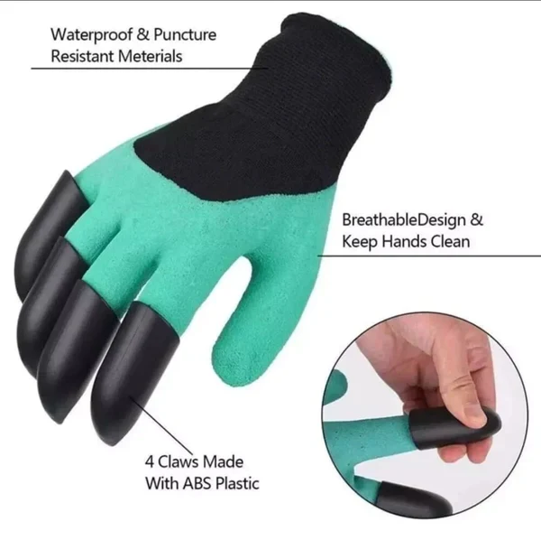 Gardening gloves with claws - Image 3