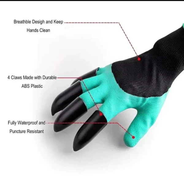 Gardening gloves with claws - Image 4