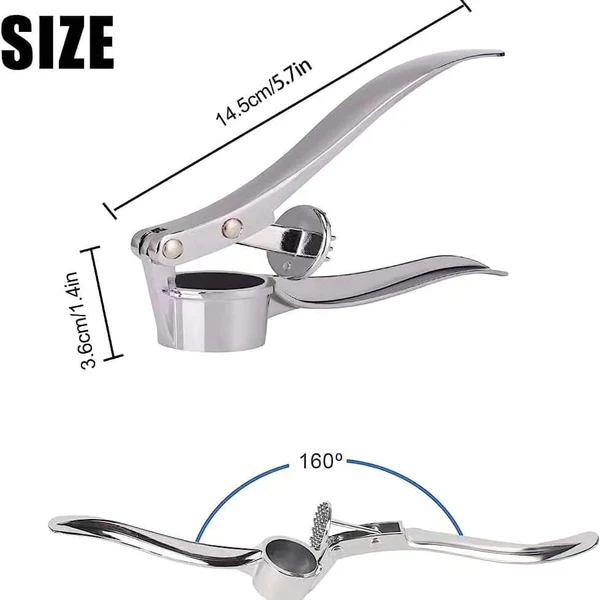 Garlic press heavy duty rust free - Image 6