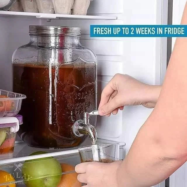 Glass Juice Dispenser with Stand & Tap  5L & 8L | Homelux Kenya - Image 5