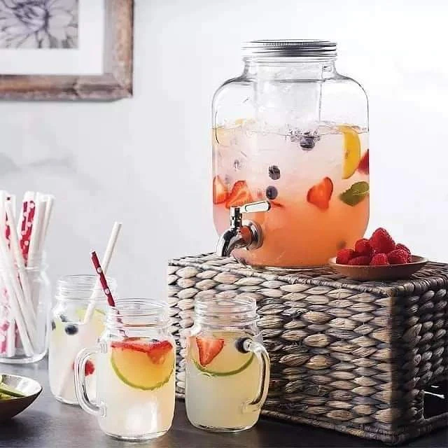 Glass Juice Dispenser with Stand & Tap  5L & 8L | Homelux Kenya - Image 6
