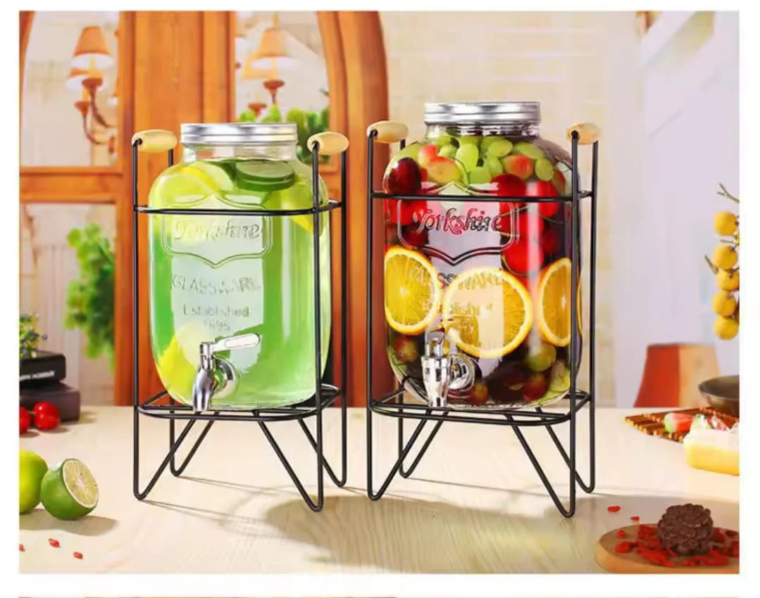 Glass Juice Dispenser with Stand & Tap  5L & 8L | Homelux Kenya - Image 7