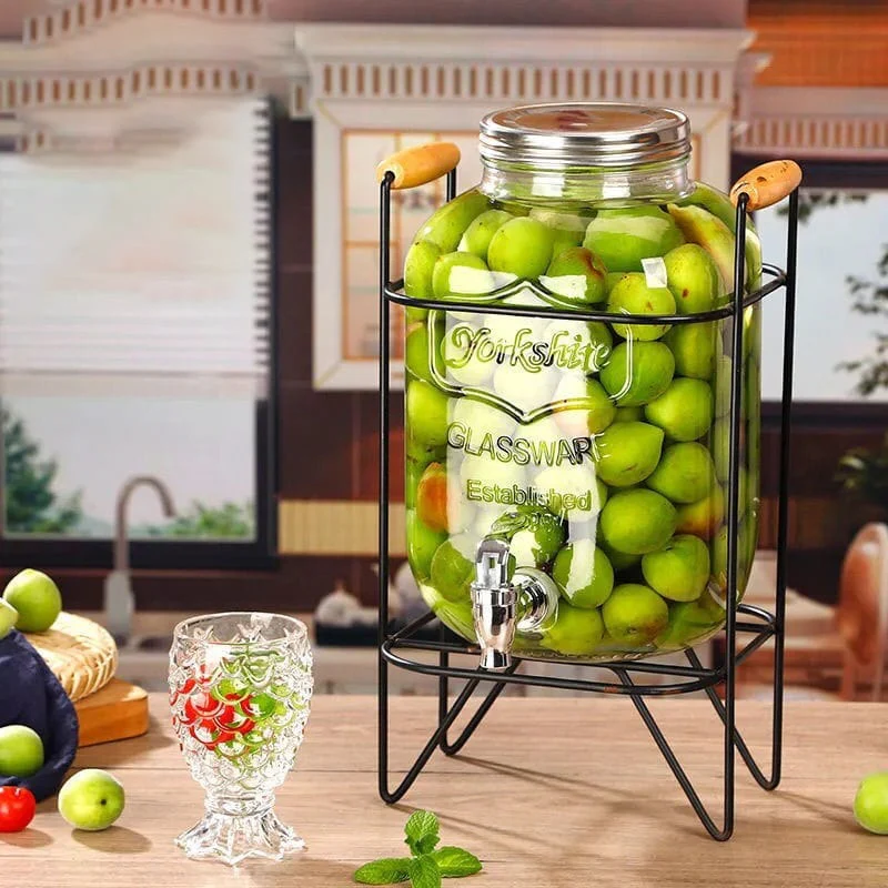 Glass Juice Dispenser with Stand & Tap  5L & 8L | Homelux Kenya - Image 8