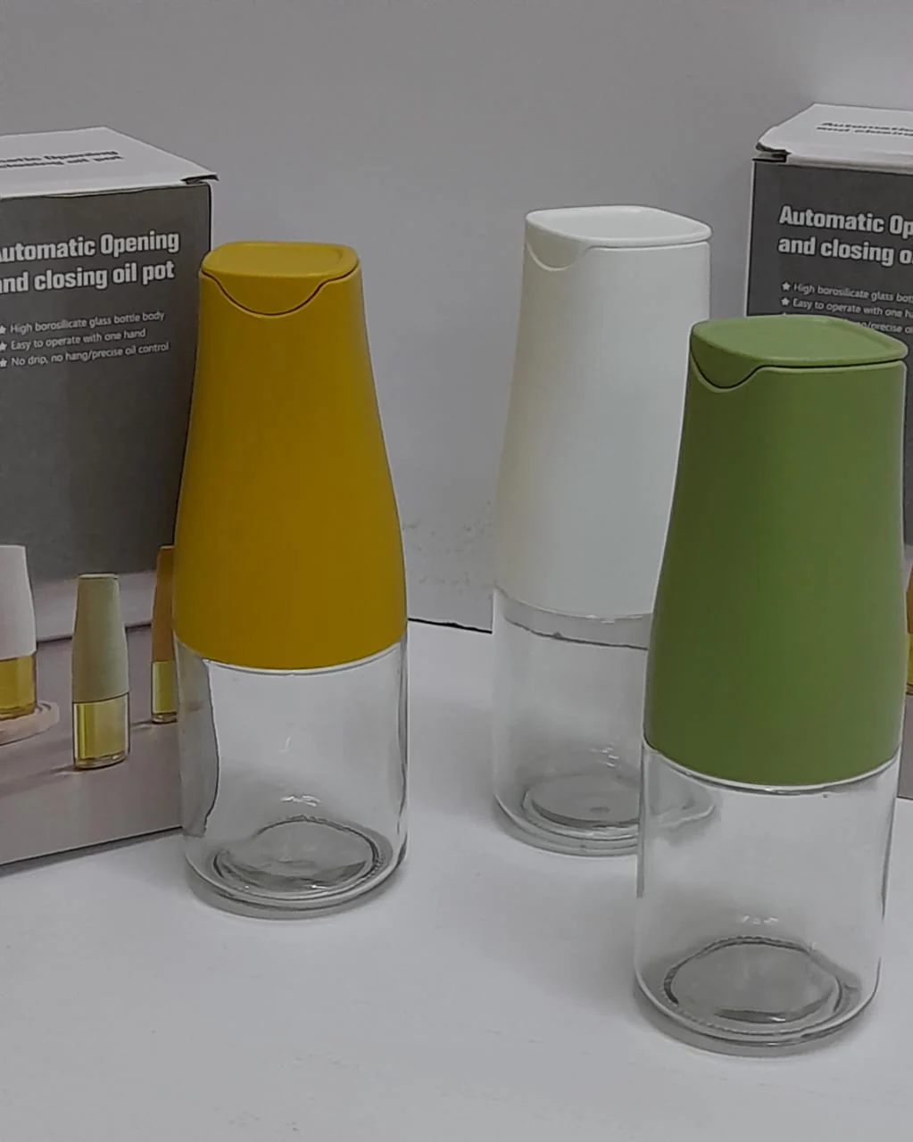 500ml Automatic Glass Oil Dispenser & Oil Bottle – One Touch Pour - Image 6