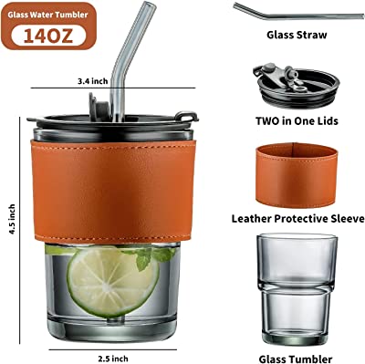 Glass smoothie cup - Image 2