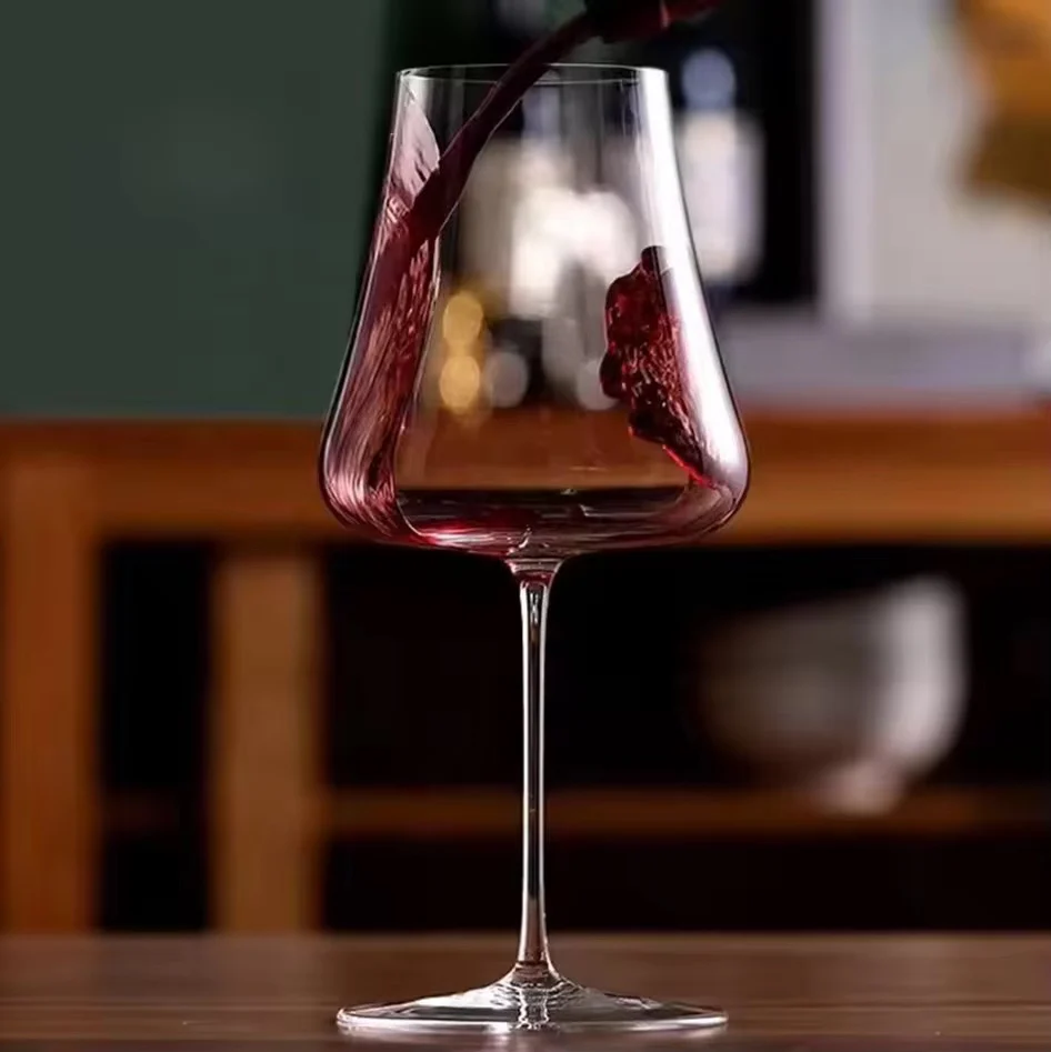 Goblet High Capacity Ultra Thin Wine Glass Big Belly Cup Crystal Drinkware Wedding Gift Goblet Champagne Glasses Hotel Party 6pcs - Image 4