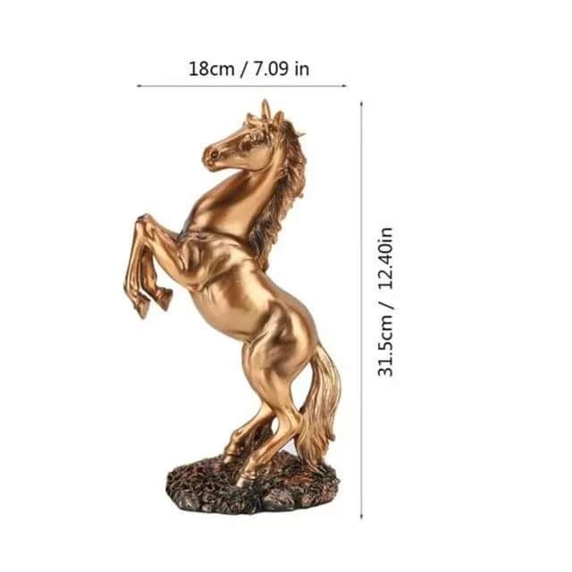 Golden horse decor - Image 4
