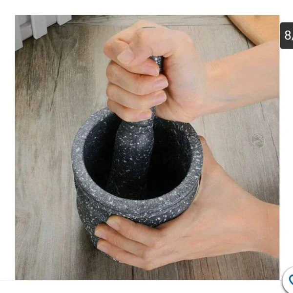 Granite pestle and mortar - Image 2