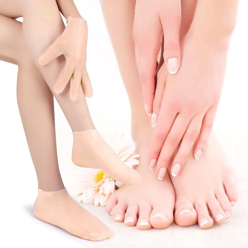 Hand & Foot Moisturizer silicone socks & Gloves - Image 3